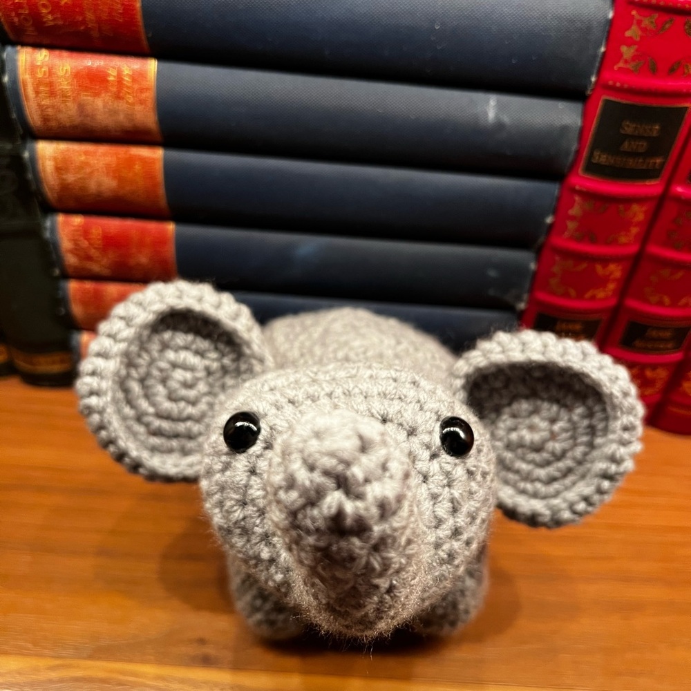 Hand Crocheted Ellie the Elephant Stuffed Animal! - Picture 7 of 9